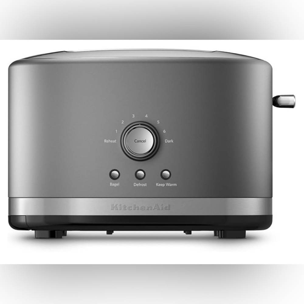 KitchenAid 2-Slice Toaster with High-Lift Lever KMT2116CU, Contour Silver